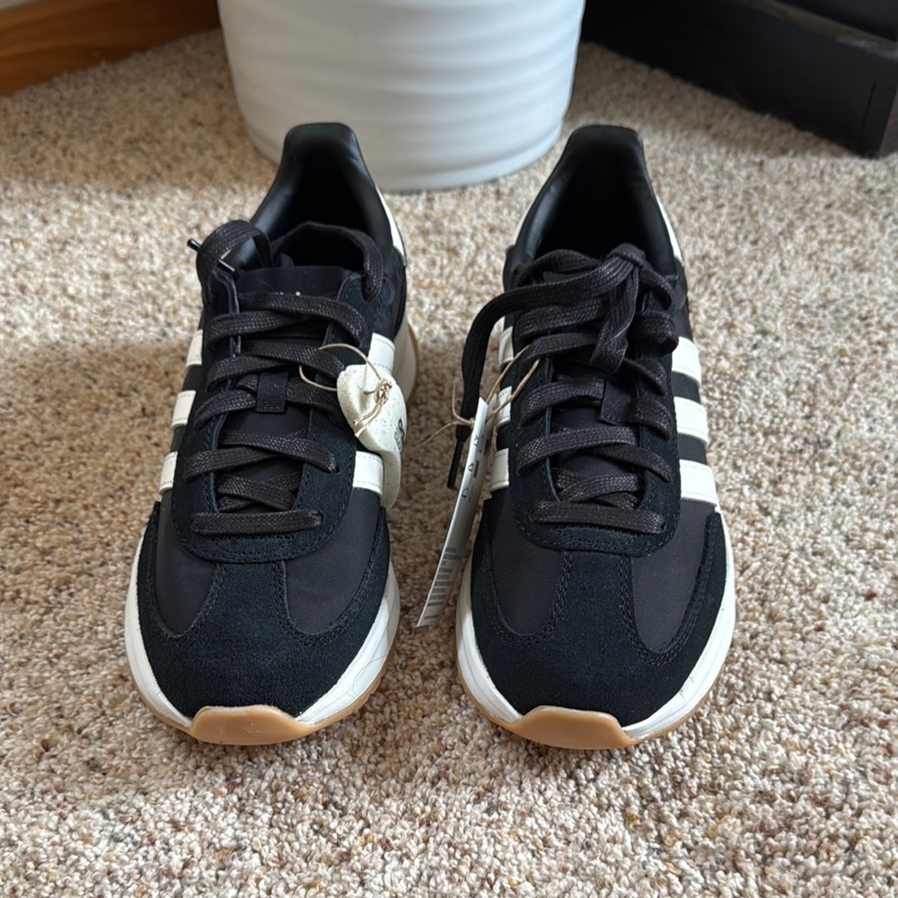 Adidas Black and White Sneakers